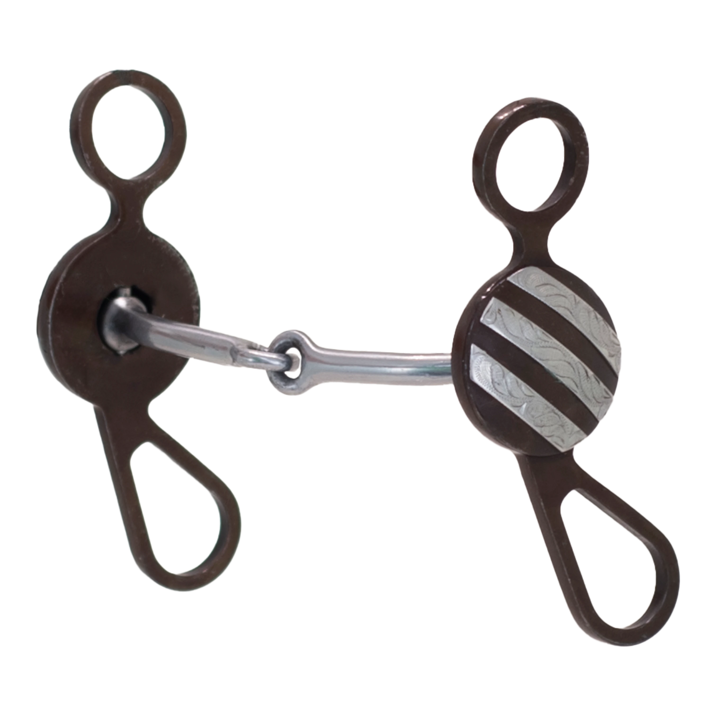 Tyler Magnus Short Concho Snaffle Bit